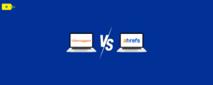 Ubersuggest vs Ahrefs banner